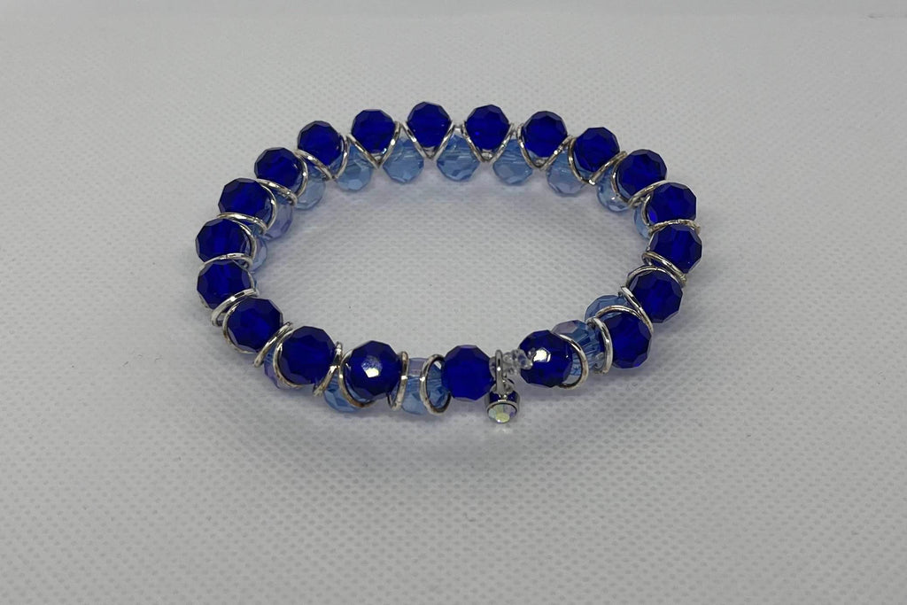 Blissful Dark and light blue