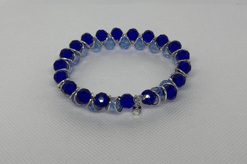 Blissful Dark and light blue